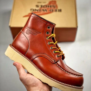 ZH Ready StockRetro Mens Boots High Top Work oes Leather Motorcycle Boots Classic 875 Ameika Jie Mens Footwear Briti Sle