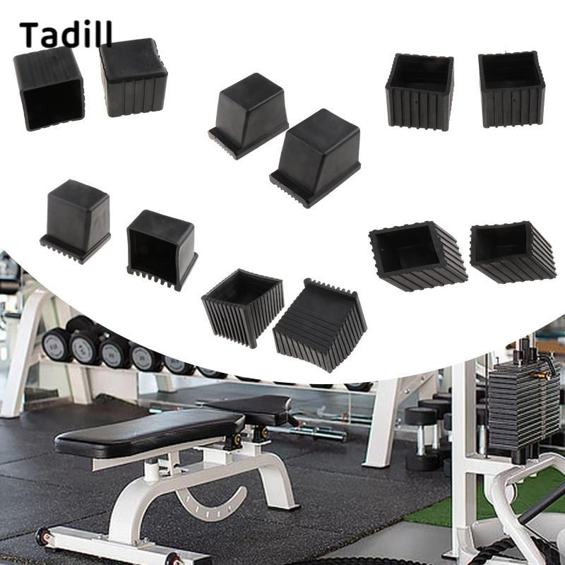 Tadill 2 ชิ้น End Cap อุปกรณ์ออกกำลังกาย Anti-Slip ทนทาน ใช้ได้ทั้งในบ้านและออฟฟิศ — صورة 3
