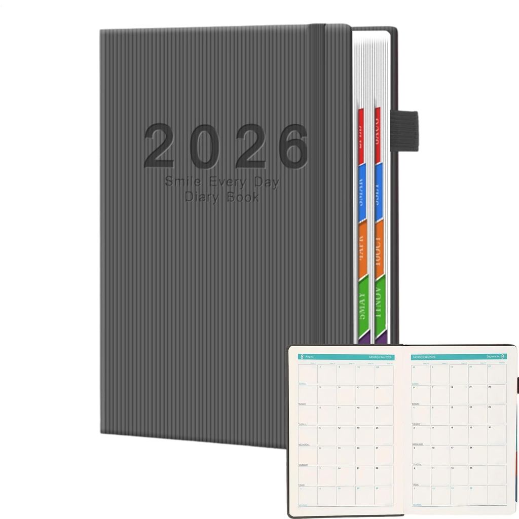 Jibun Chikusei Diary 2026 A5 System Planner Start January 2026 Desk Planner Stick Diary Notebook Typ