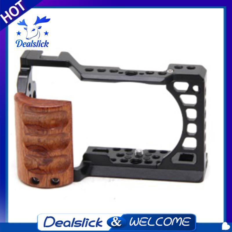 A6400 / A6300 / A6100 / A6000 Wood Handle Metal Camera Cage Stabilizer Rig Replacement