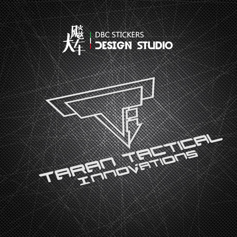 Taran ยุทธวิธี Taran ยุทธวิธีทหารป้ายรถสติกเกอร์ที่ไม่ซ้ํากันกันน้ําสะท้อนแสง Decal
