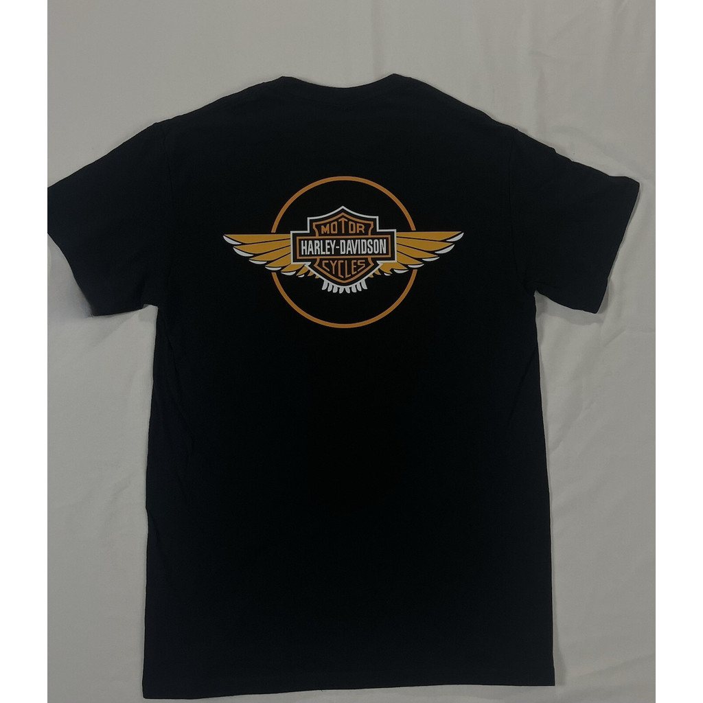 เสื้อยืด Davidson ออกแบบมาพร้อมโลโก้รถจักรยานยนต์ Eagle Wing