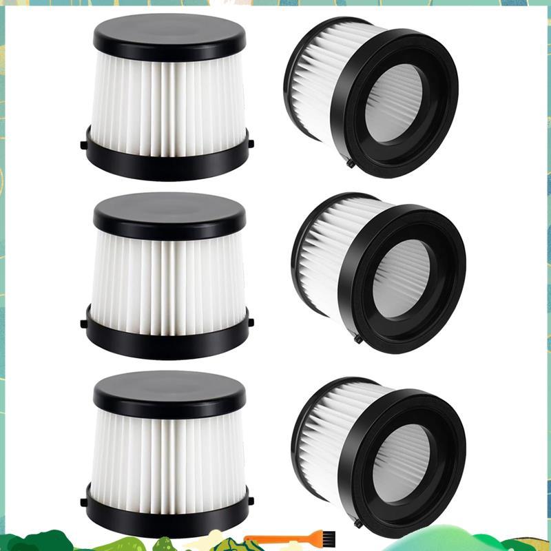 สําหรับ 20V ไร้สายมือถือสูญญากาศ–6 แพ็ค DCV501HB DCV5011H ตัวกรองทดแทนสําหรับ, เปลี่ยนได้พร้อมส่วน D