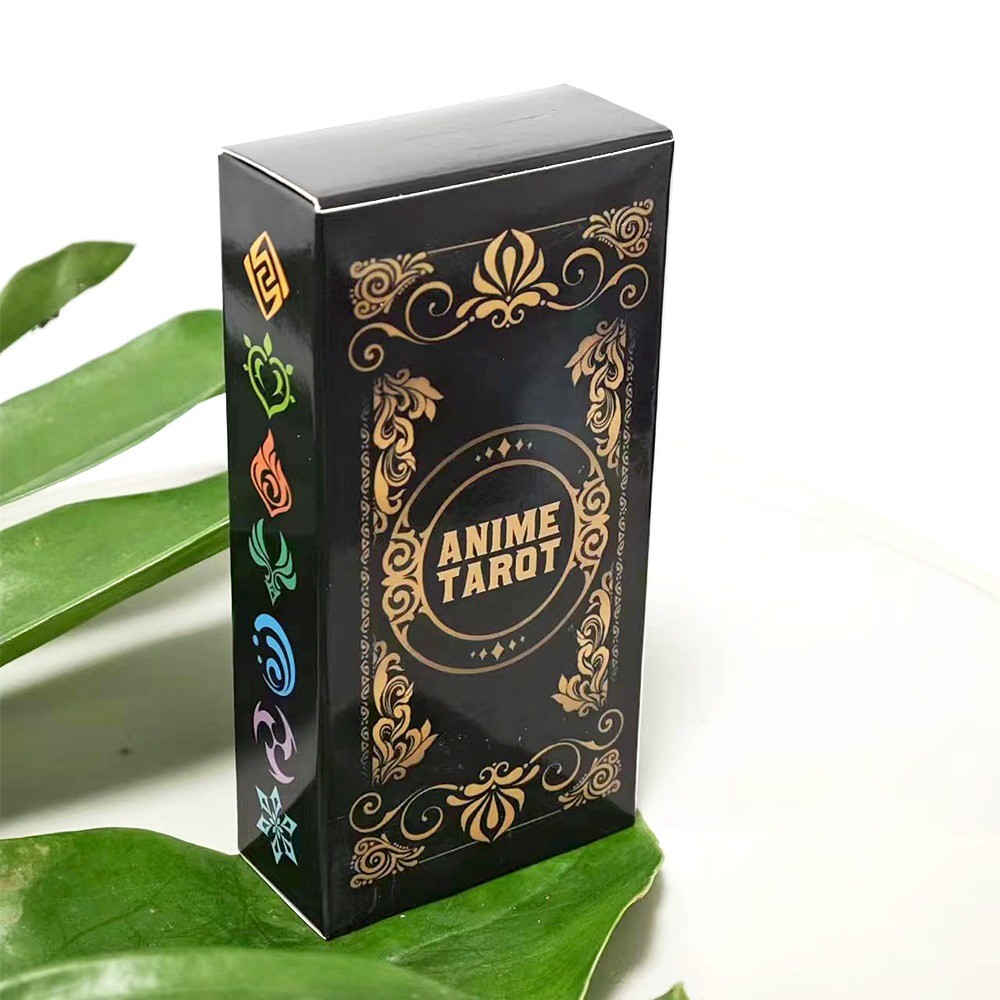 Genshin Impact Tarot Deck ครบ 78 ไพ่ทาโรต์ 22 Major Arcana + 56 Minor Arcana อะนิเมะญี่ปุ่นธีม 5.5*11 ซม.