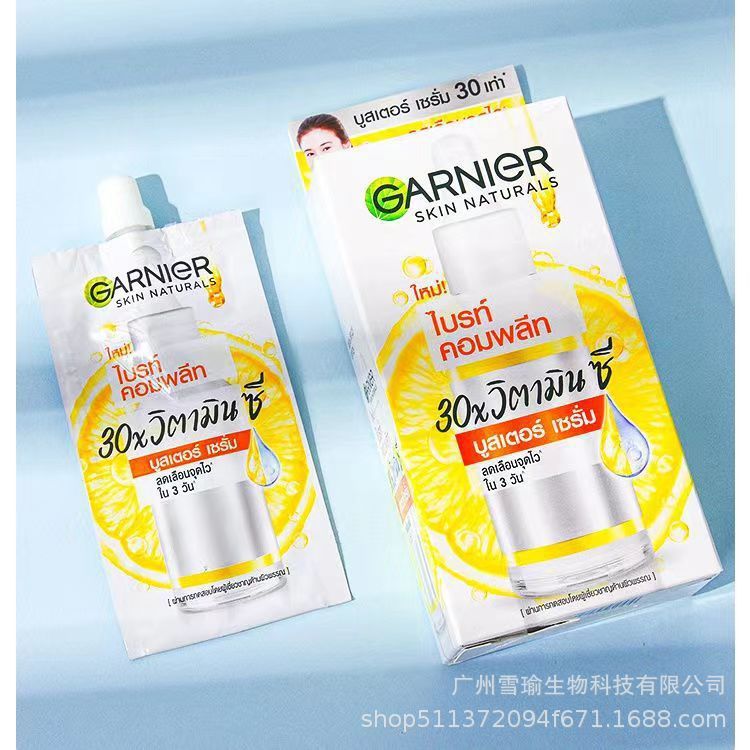 สินค้าใหม่วันนี้/เวอร์ชั่นใหม่ Ready Stock Thailand Garnier Essence 45ml Niacinamide 377 Vitamin CVC