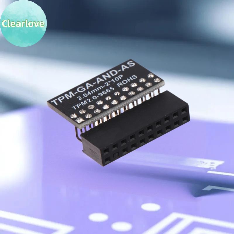 Clearlove TPM 2.0-9965 โมดูลรักษาความปลอดภัยการเข้ารหัส Pitch LPC TPM สําหรับเมนบอร์ดการ์ดสําหรับ WI