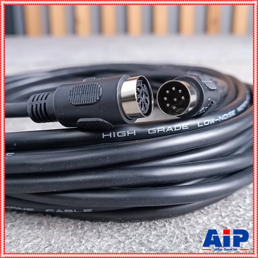 10เมตร สายไมค์ ชุดประชุม หัวDIN NPE CF-4 / NTS DS-500 / DS-900 / HL-192B 10 เมตร สาย ไมค์ประชุม DS50