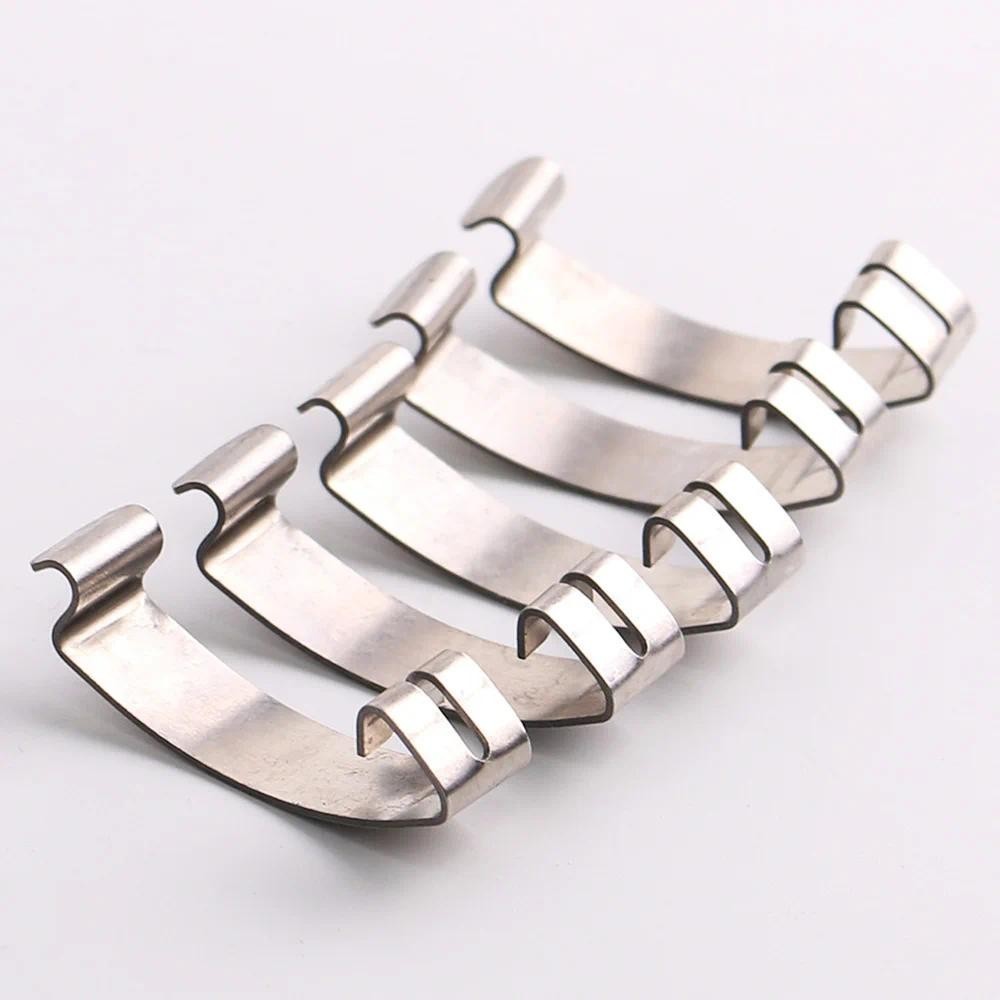 5 ชิ้นเครื่องยนต์กรองอากาศทําความสะอาดกล่องฤดูใบไม้ผลิคลิปไอดีทําความสะอาดฝาครอบ Clamp Fit สําหรับ B