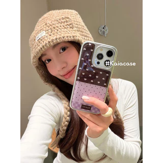 Simple Love Polka Dot เคสโทรศัพท์ Drop-Resistant สําหรับ iPhone 17 Promax 16 Promax 15 Promax 11 12 13 14plus 15plus 16e 16plus 15pro 17air