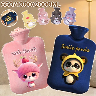 COD กระเป๋าน้ำร้อน 1000/2000ML เก็บความร้อน PVCคุณภาพสูง ปลอดภัยไร้กลิ่น อุ่นมืออุ่นเท้าอุ่นท้อง