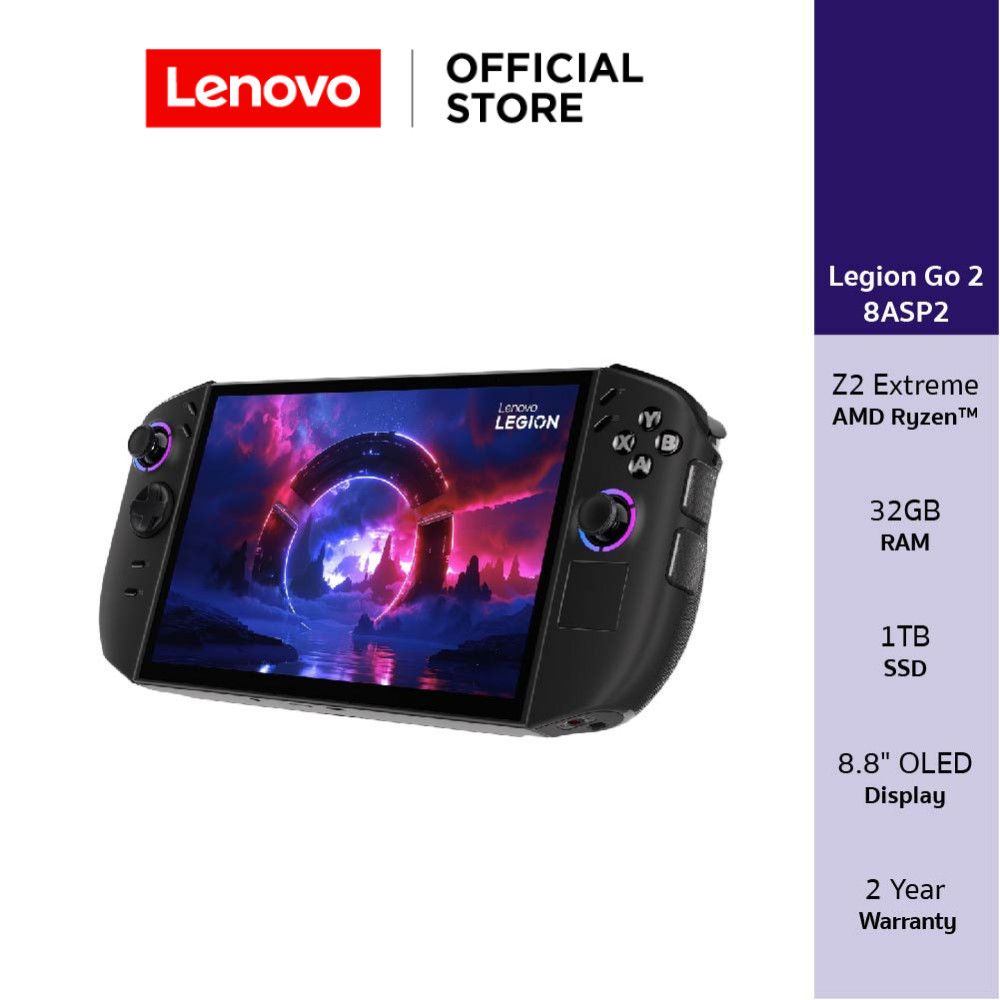Lenovo Legion Go 2 8ASP2(83N0000QTA)Gaming Ryzen Z2 Extreme RAM 32GB SSD 1TB 8.8"OLED
