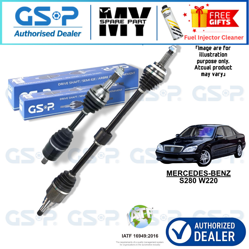 - - GSP DRIVE SHAFT สําหรับ MERCEDES-BENZ S280 W220 (อัตโนมัติ)
