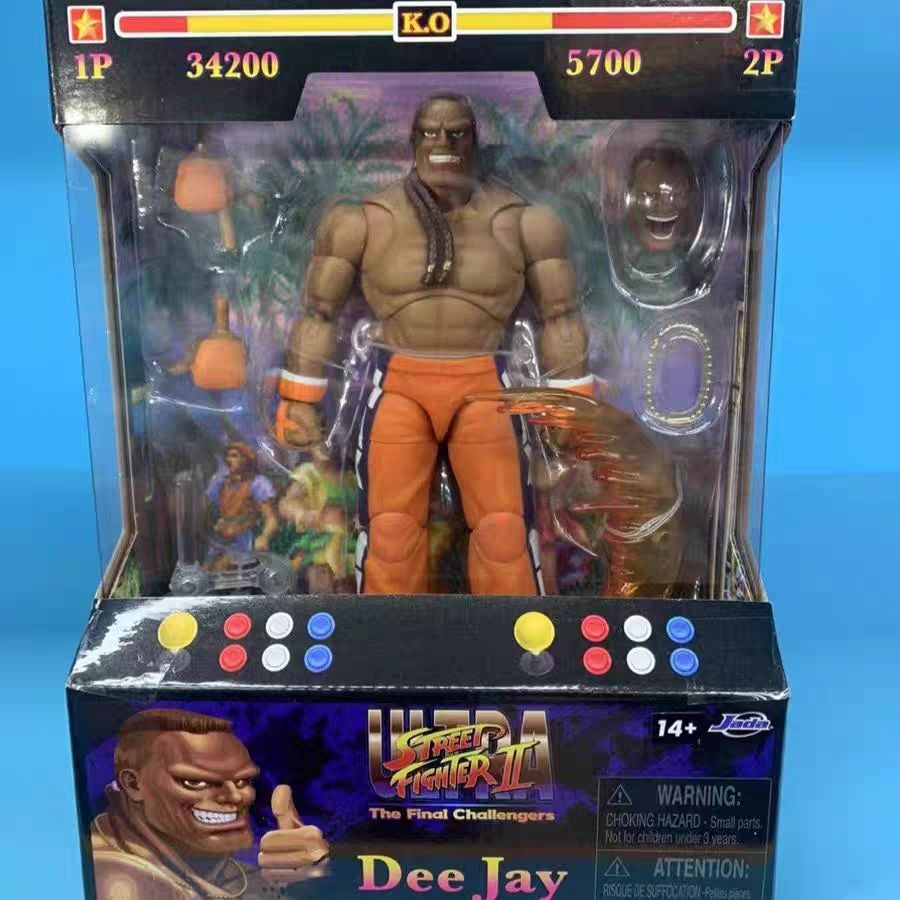 ของแท้พร้อมสต็อก Jada Toys 1/12 Street Fighter Street Fighter 3rd Dijie Boxer Can Do It