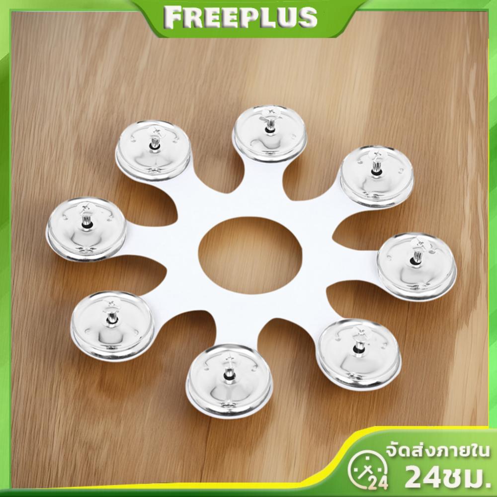 Cymbal Ring Bell สแตนเลสซิลิโคน Tambourine แหวน Cymbal Hi-Hat Bell Percussion เครื่องมือชิ้นส่วน