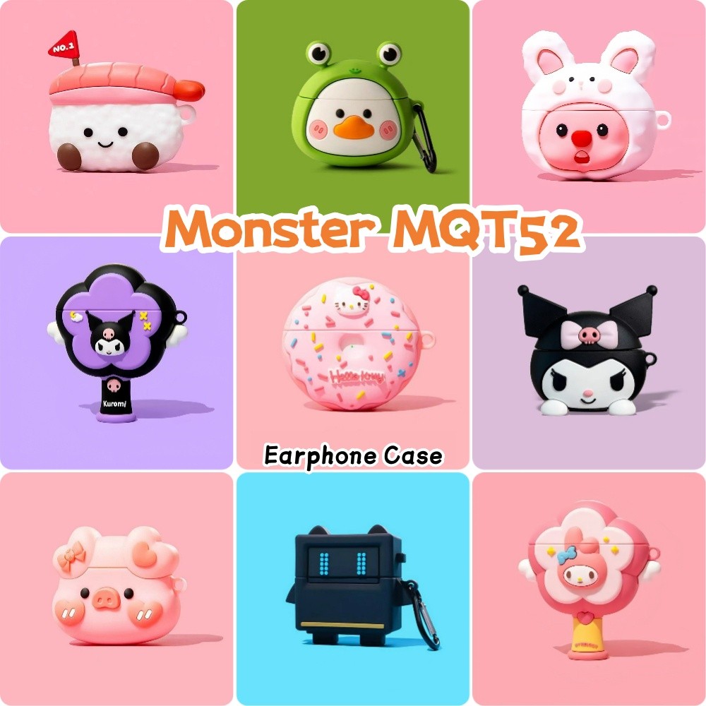 In StockFor Monster MQT52 Case Anti-fall Series Soft Silicone Headphone Case Casing Cover NO.4
