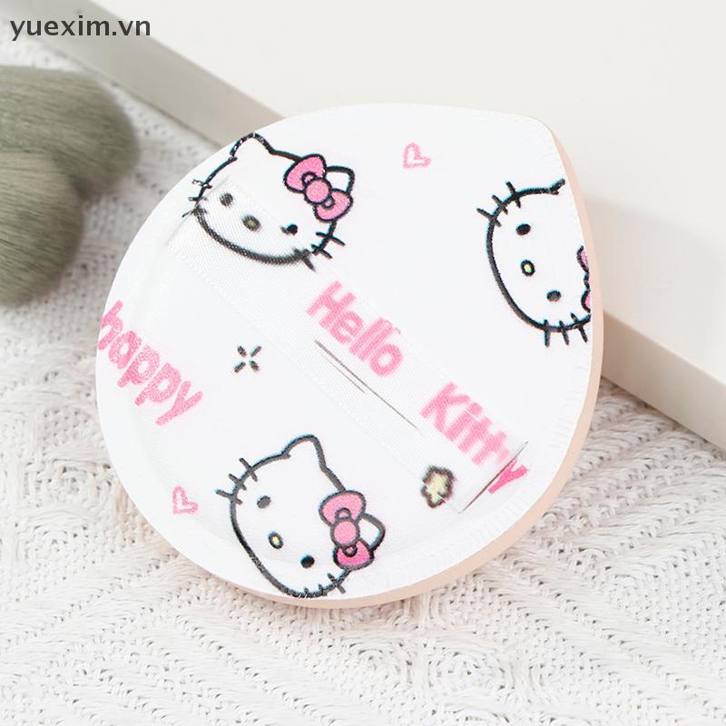 Null Sanrio แต่งหน้าฟองน้ําพัฟ Hello Kitty แต่งหน้าคอนซีลเลอร์ Super Soft Elastic Cotton Face Base M