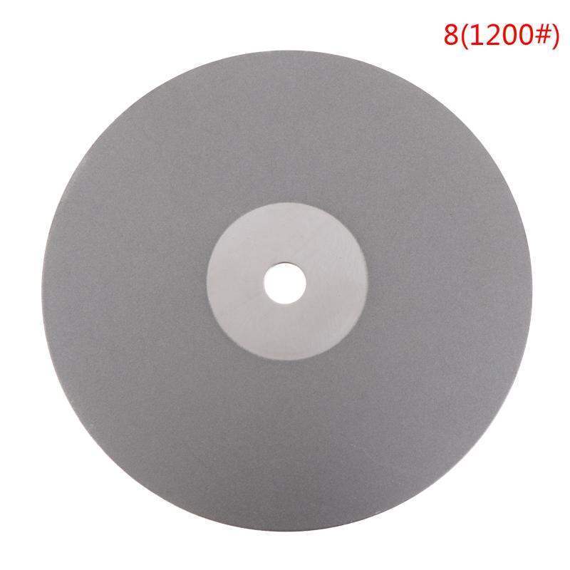 Fufeng 6 "150 มม.เพชรเคลือบแผ่นแบนตักเครื่องประดับขัดบดล้อ 80 ~ 3000 # 5UY5