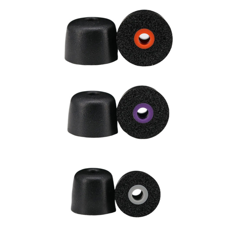 6PCS เปลี่ยนหน่วยความจําโฟมหูเคล็ดลับสําหรับ Shure SE215 SE315 SE425 SE535 SE846 SE112 SE530 E4c E5c Aonic4 Aonic 5 และ Westone หูฟังชนิดใส่ในหูแยก Anti-slip หู Noise Buds