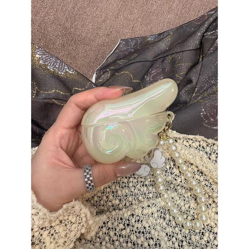 Angel Wings เหมาะสําหรับ airpods4 รุ่นป้องกันกรณี airpods pro2 เคสหูฟัง Apple 3 รุ่น 2 รุ่น J