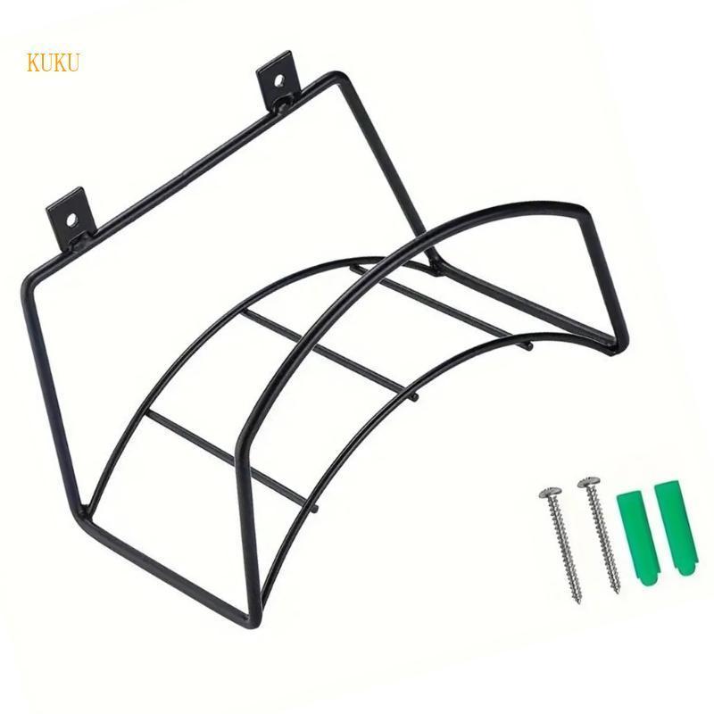 KU * สนิมทน Wall Mount Garden Hoses Reel ผู้ถือโลหะก่อสร้างสําหรับกลางแจ้งเก็บน้ําและ Organizati