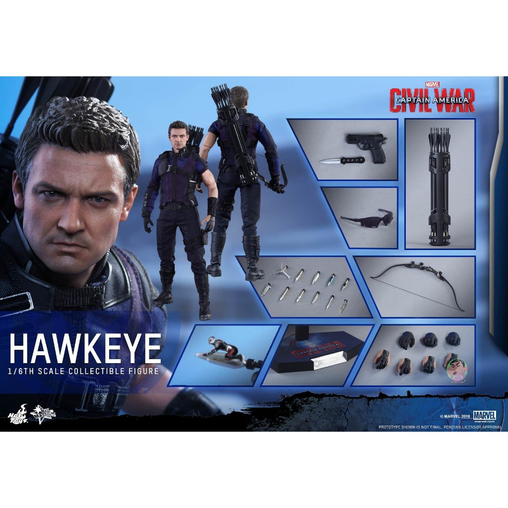 ( ⭕ PRE-ORDER)Hot Toys MMS358 Captain America: Civil War – Hawkeye 1/6th Scale Collectible Figure