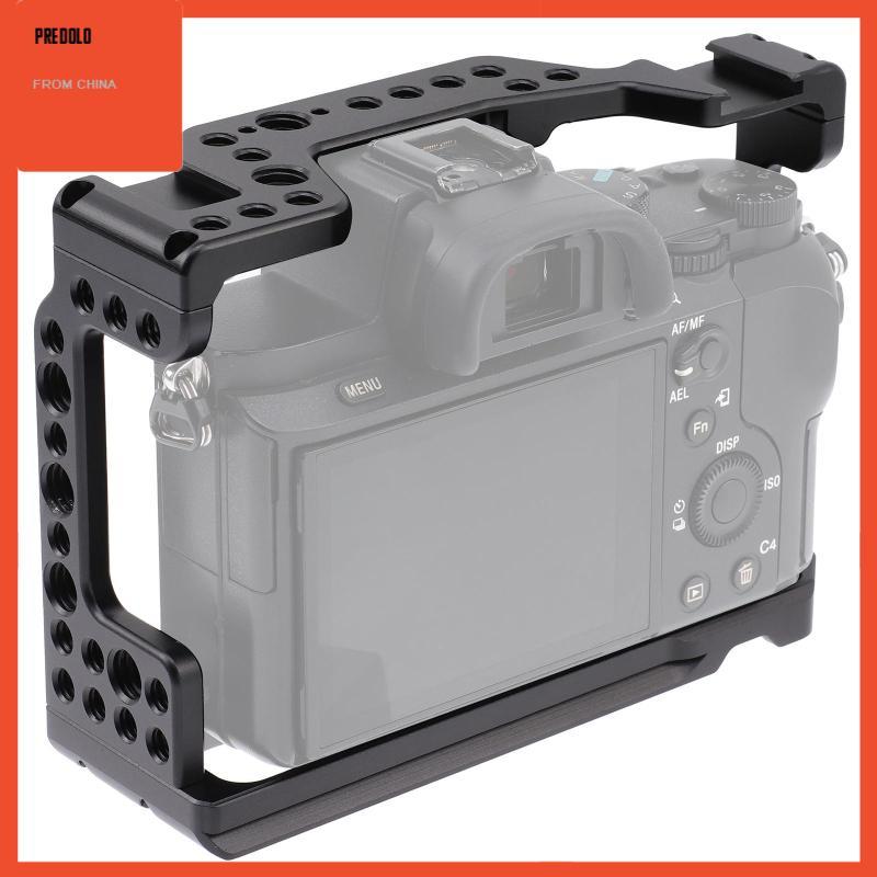 [Predolo] Cage Kit Micro Single Camera Extended Cage- A7riii A7miii Camera Handle for DSLR Cheese