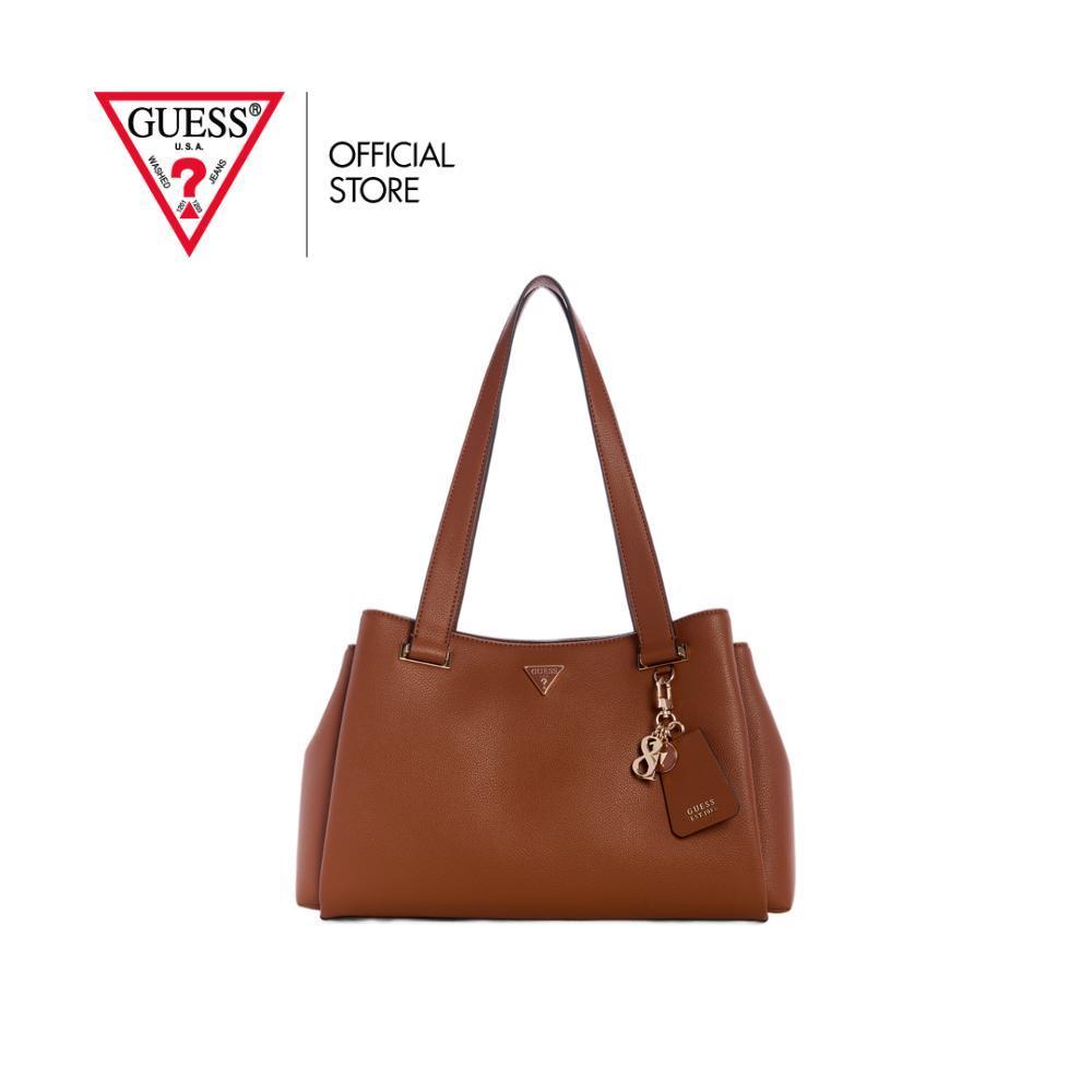 กระเป๋า Guess รุ่น BG966422 EVIE GIRLFRIEND CARRYALL สีน้ำตาล