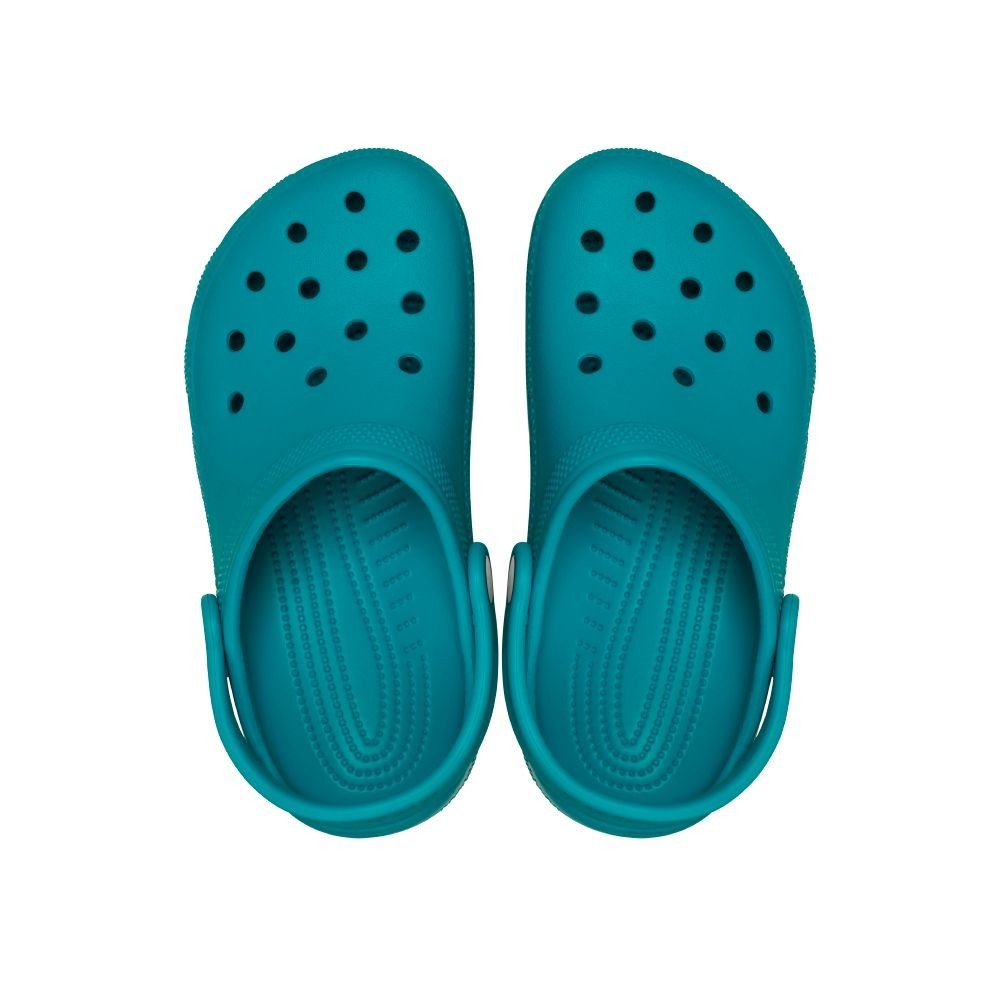 CROCS รองเท้าลำลองเด็ก CLASSIC CLOG รุ่น 206991-3AY - TURBO TEAL - รูปที่ 3