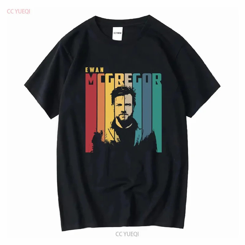 Limited Vintage Ewan McGregor T Shirt เสื้อฮู้ด sweat retro ยาวหรือแขนสั้น Vintage top สําหรับทุกวัน
