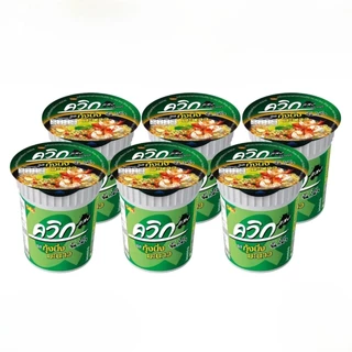 ไวไว ควิก คัพ บะหมี่กึ่งสำเร็จรูป 60ก. (แพ็ค 6 ถ้วย)