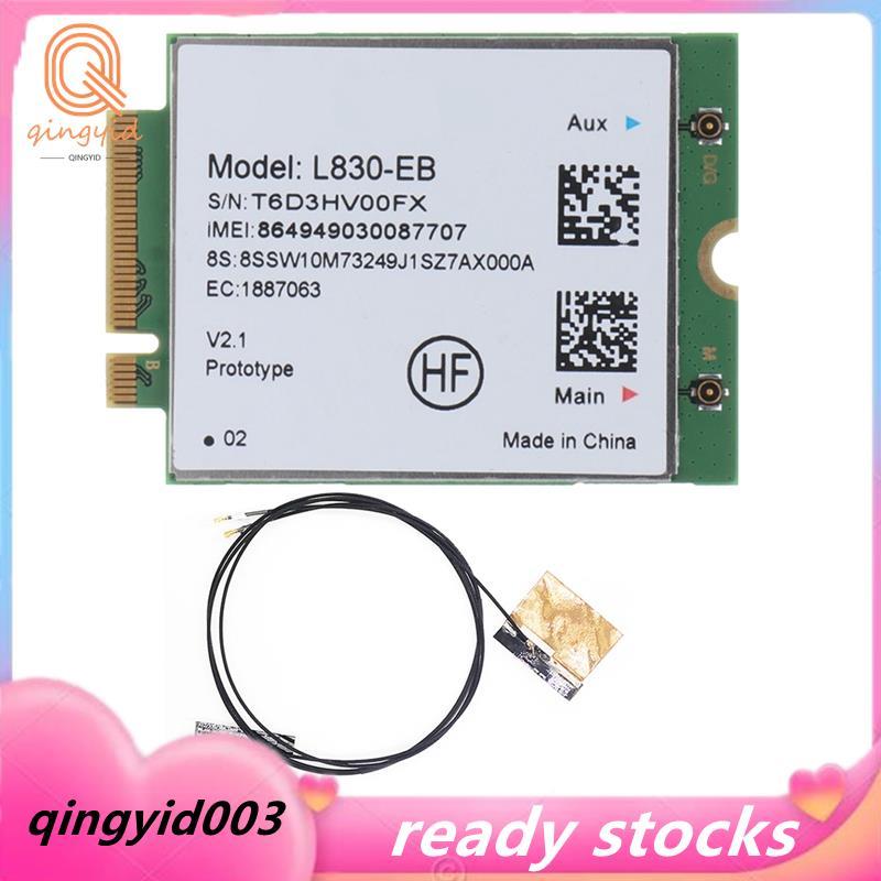L830- การ์ด WiFi 4G + โมดูลเสาอากาศสําหรับ X280 T480 T580 P52S L480 L580 T490 T590 P53S T490S X390 L