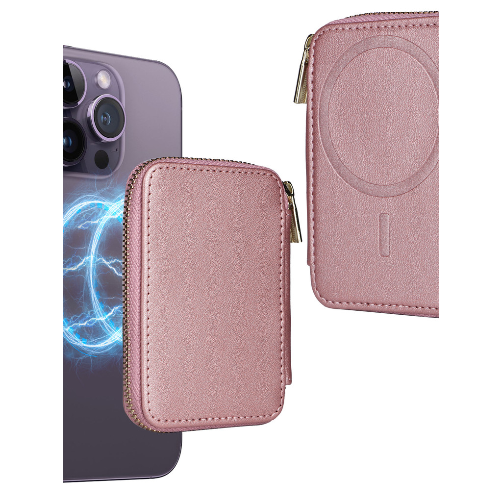 wallet magsafe wallet กระเป๋าสตางค์แบบการ์ดMagSafe กับฟังก์ชันควบคุมเข้าออก