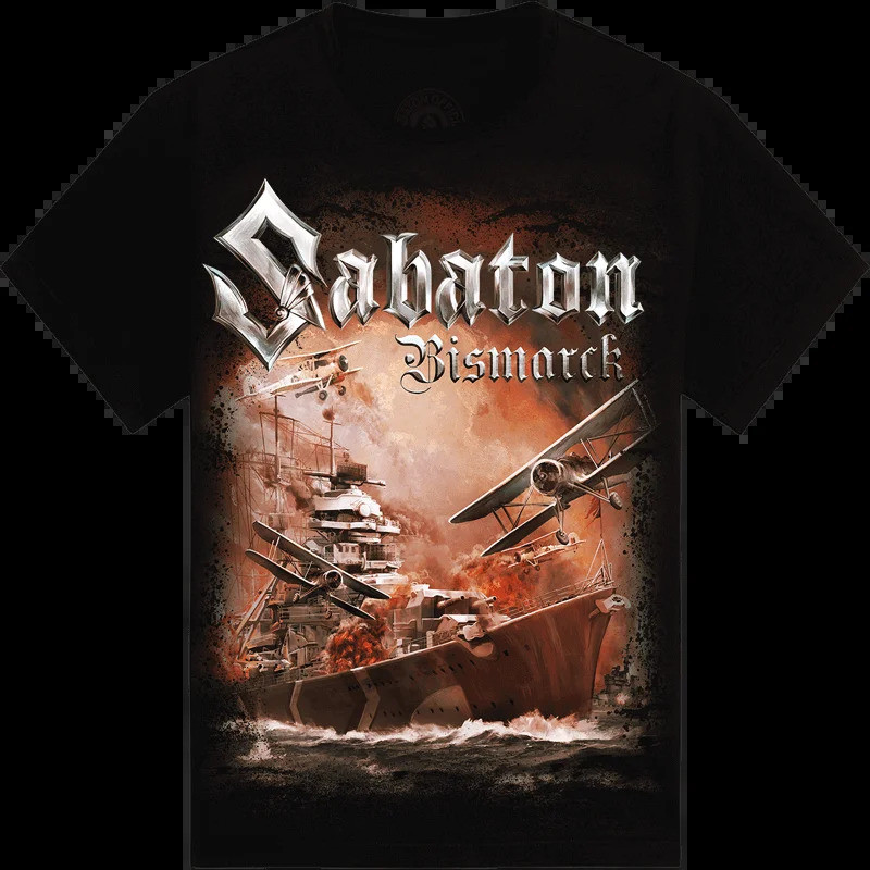 เสื้อยืดลายกราฟิกอย่างเป็นทางการของ Sabaton รุ่นใหม่สุดฮิต สำหรับผู้หญิงและผู้ชาย ทรงโอเวอร์ไซส์ สไต