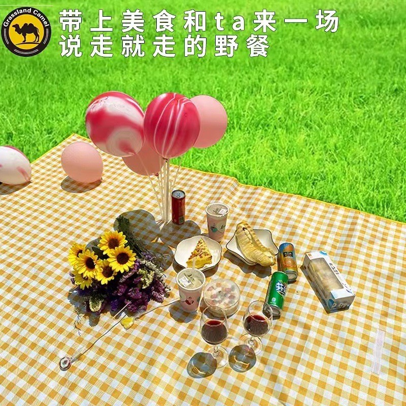 เสื่อปิกนิกกันน้ำ พับเก็บได้ สำหรับปิกนิก ตั้งแคมป์ และชายหาด ชุด FEEN