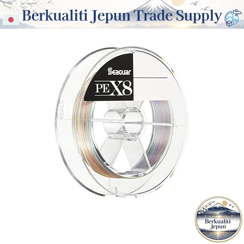 Seaguar PE Line, Seaguar PE X8 Fishing PE Line, 200m, 2.5号, 40lb (18.1kg), Multi-colored.