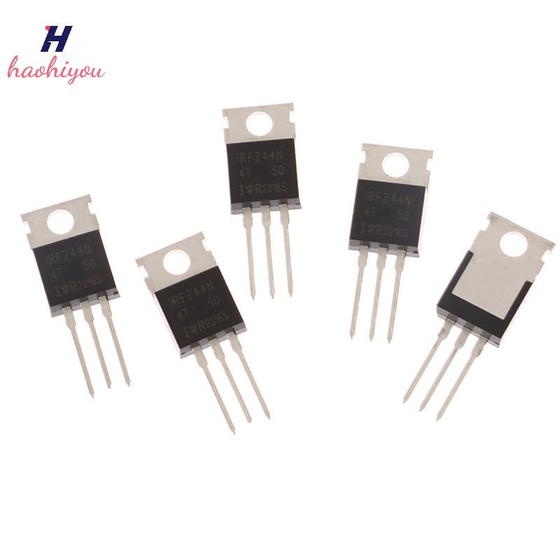 <haohiyou> 10 ชิ้น IRFZ44N TO220 IRFZ44NPBF TO-220 IRFZ44 Mosfet ทรานซิสเตอร์ชุด Oril 55V 49A MOS Tu