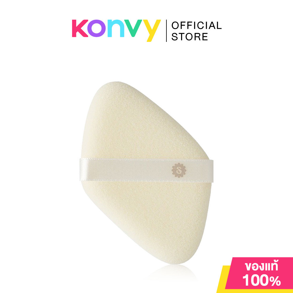SUPERMOM Chubby Powder Flocking Puff 1pc #114 พัฟสำหรับแป้งอัดแข็ง/แป้งฝุ่น แบบหนาอ้วนพิเศษ ซุปเปอร์มัม.