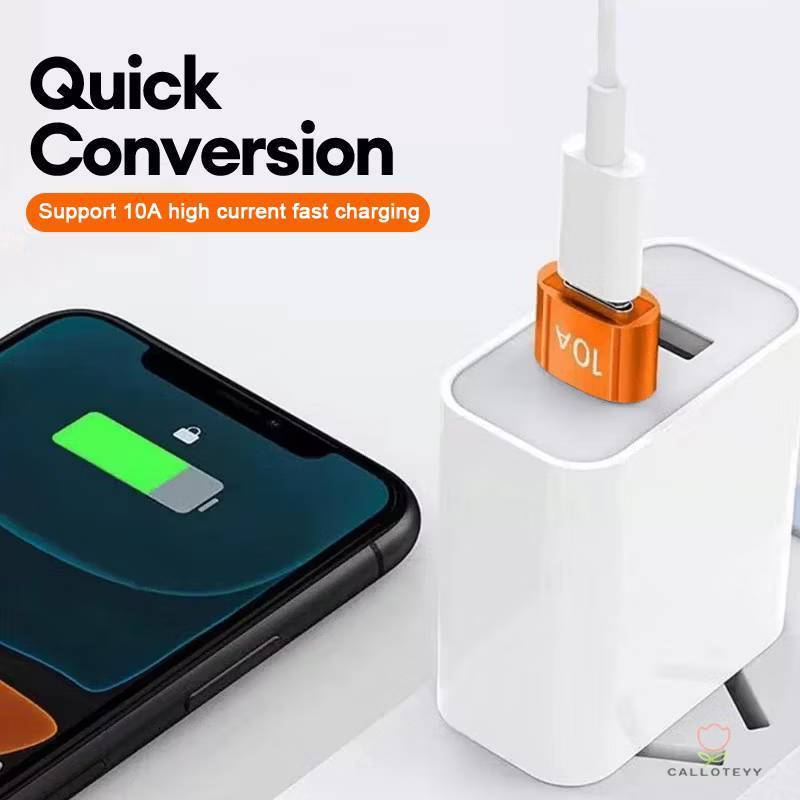 (ส่งด่วน) Adapter TypeC (Female) to USB-A (Male) (10A, สีดำ), อแดปเตอร์ แปลง Type C เป็น USB2.0, USB3.0 ชาร์จ/โอนข้อมูล - รูปที่ 7