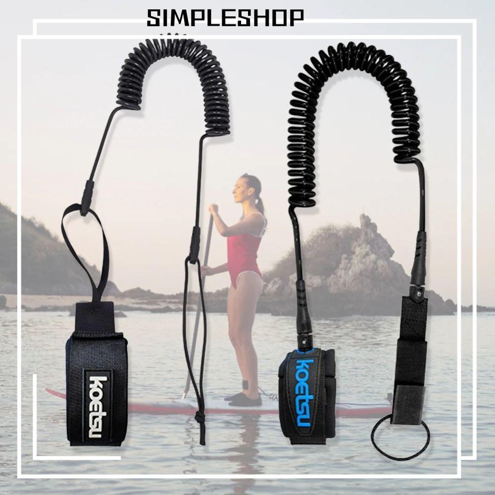 SIMPLESHOP Sup Board Foot Leg Rope, Surfing Stand UP Elastic Surfing Safety Hand Rope, Practical TPU