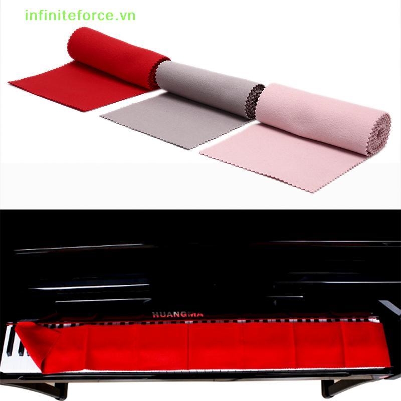 INVN Red Cotton Piano Keyboard Dust Cover for All 88 Key Piano Or Soft Keyboard Piano
 [VN]