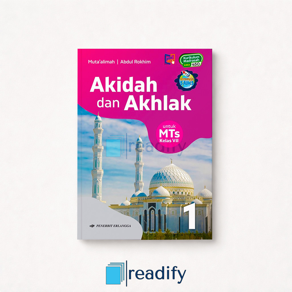 Aqidah และ Morals Class 7 8 9 MTs Erlangga KMA 450 Revision ล่าสุด
