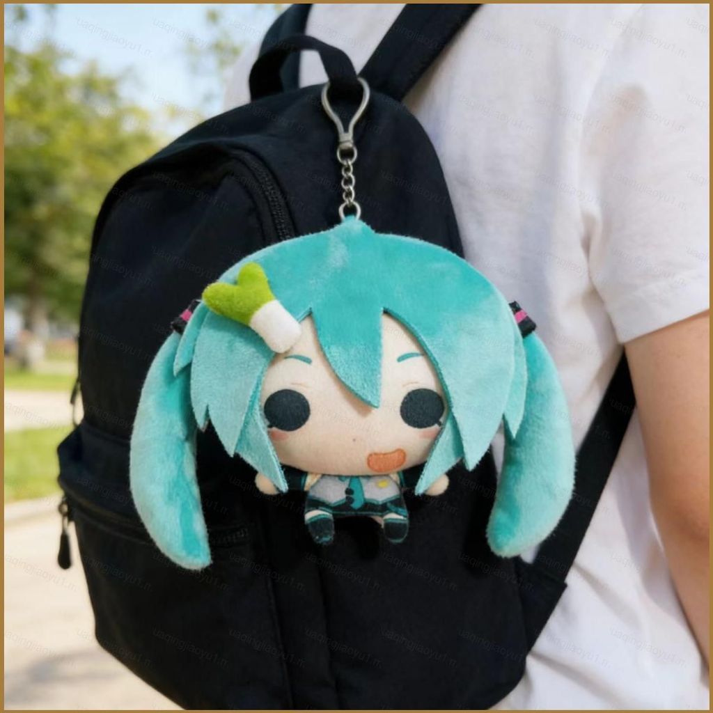 HQ Hatsune Miku Plushie น่ารักถั่วแบน Body Cotton Plush Bag Charm