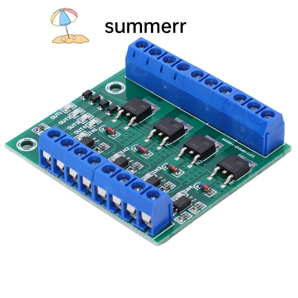 SUMMERR 4‐Way MOS Tube Module, PWM 3-20V YYNMOS-4 Field Effect Tube Module, Electronic Circuit 4-Cha