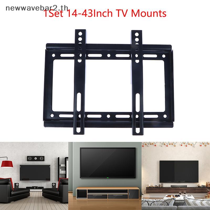 # waveba # 14-43Inch TV Mounts LCD LED Monitor Wall Mount Braet Fixed Flat Panel TV Frame Thiness 0.