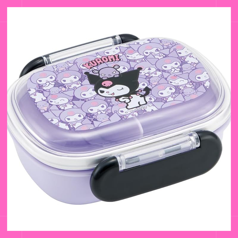 Skater Sanrio Kuromi Kids Lunch Box and Accessories Collection