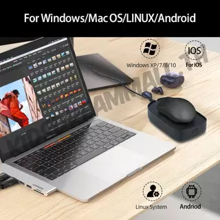 Driver-Free Mouse 5V 1A Mouse Mover Jiggler เมาส์ไร้สายแบบมีสายสําหรับคอมพิวเตอร์ Awakening สําหรับจัดเก็บ PC Active