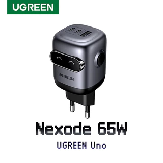 UGREEN Nexode Uno 65W GaN Charger 3-Port PD Fast Charge สำหรับ MacBook iPhone 17 Pro Max RoboGaN ไทยปลั๊ก รุ่น 75110