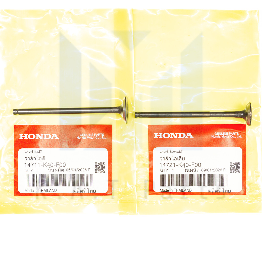 วาล์วไอดี,ไอเสีย PCX160,Lead,Giorno แท้ศูนย์ (14711-K40-F00),(14721-K40-F00)