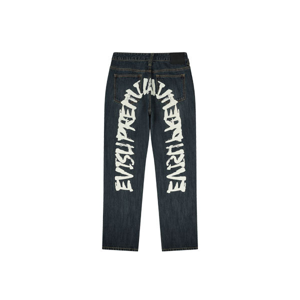 [EVISU] กางเกงเดนิม กางเกงยีนส์ English Big Hills Carrot Fit Denim Pants Jeans(EX5MDP711_MD)