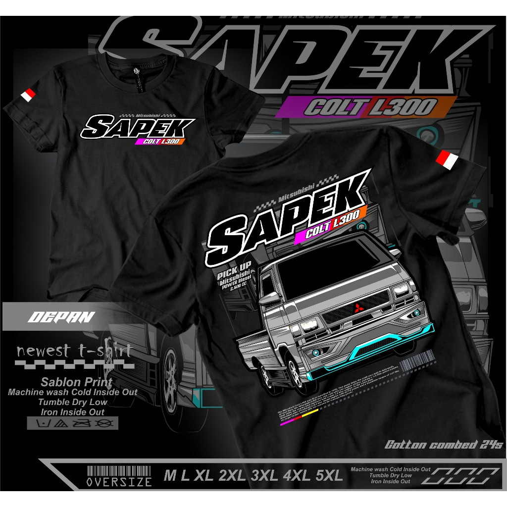 เสื้อยืด "L300 PICUP" DRIVER SHIRT | เสื้อยืด VIRAL MENS "SAPEK"